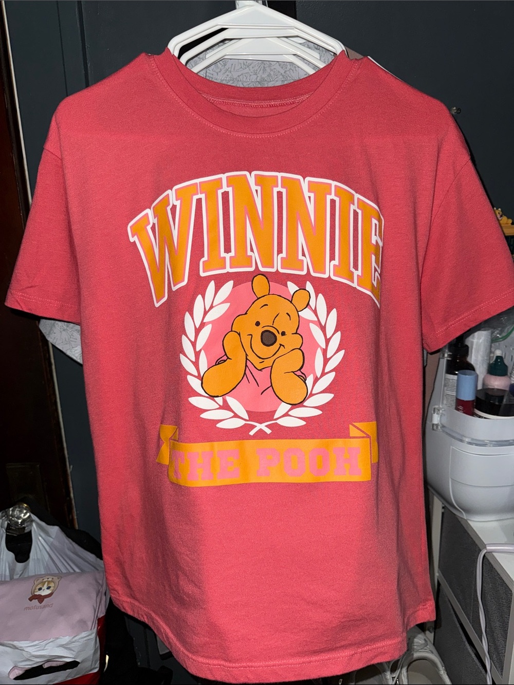 Disney Coral Winnie the Pooh Graphic Tee
